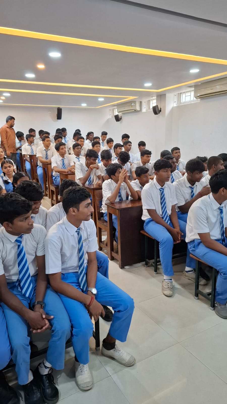 Interaction with students at Montfort School, Chennai