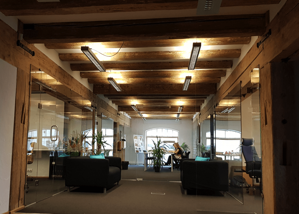 Modern interior workspace at TSI University